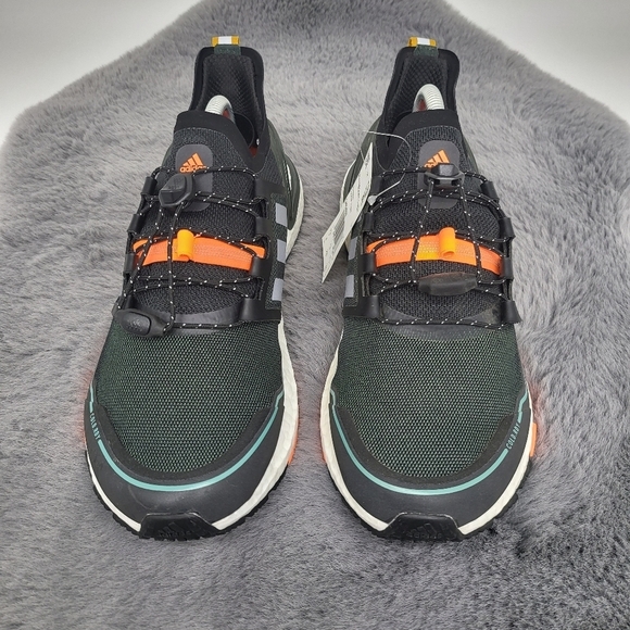 Adidas Men\'s ULTRABOOST C.RDY DNA Black/Grey/Orange Waterproof Running Shoes main image 4